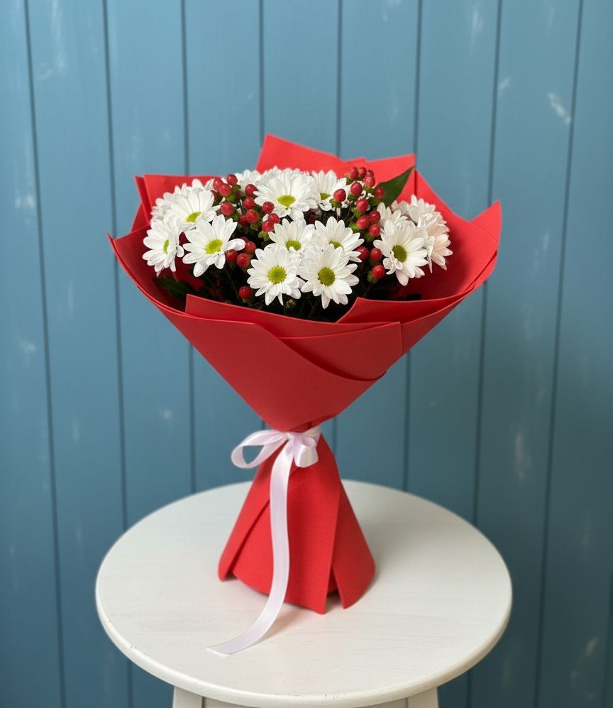 Букет цветов из: Хризантемы в Тимшино