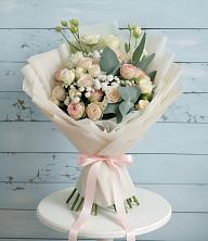 Букет цветов из:  Розы и Лизиантусы в Тимшино