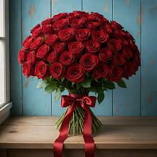 Букет Красные розы Блэк Меджик в Тимшино