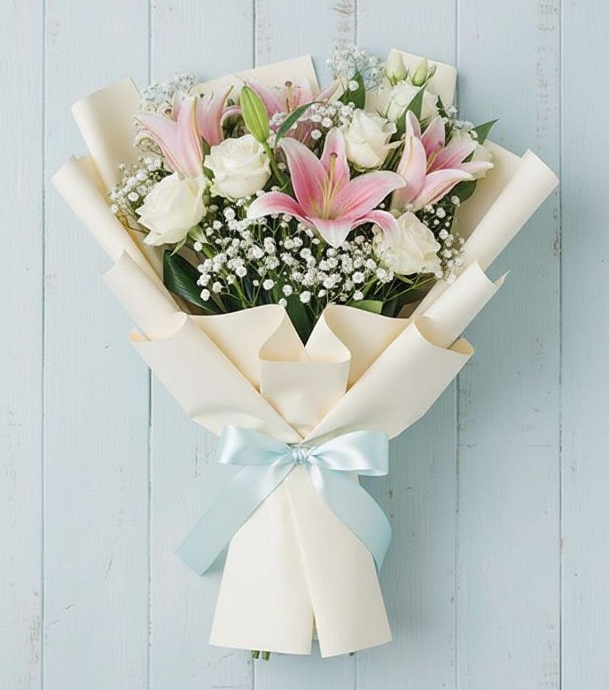 Букет цветов из: Лилии в Тимшино