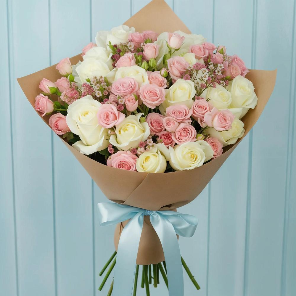 Букет цветов из: Розы в Тимшино