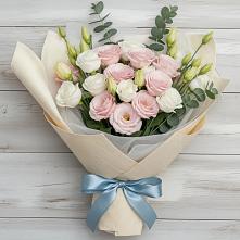 Букет цветов из:  Лизиантусы #REPLACE_PRED# Тимшино