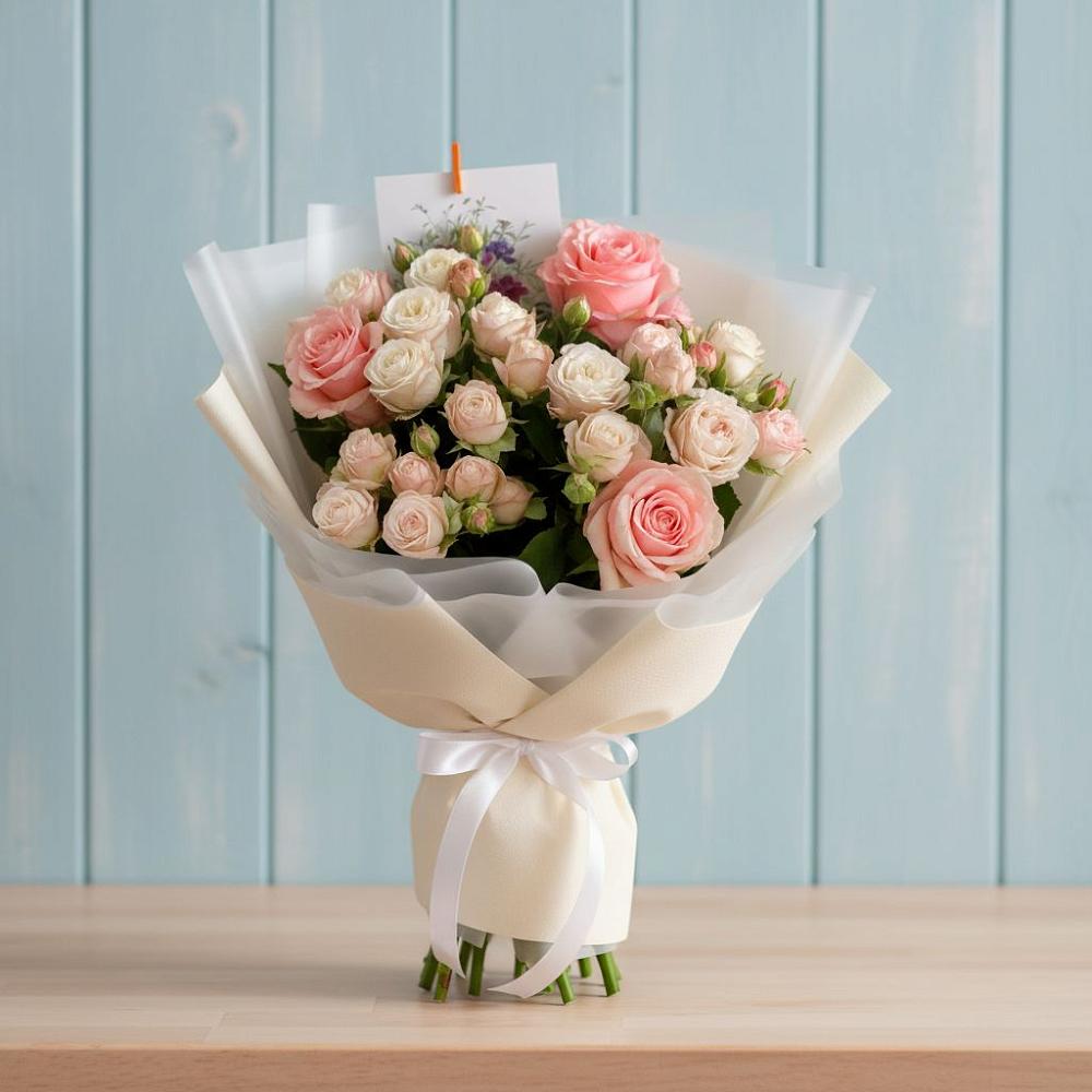 Букет цветов из: Розы в Тимшино