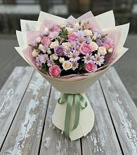 Букет цветов из:  Розы и Хризантемы #REPLACE_PRED# Тимшино