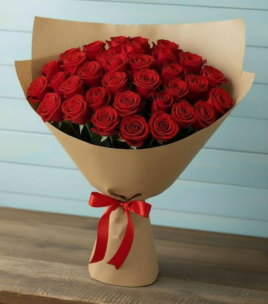 Букет Красные розы Милано в Тимшино