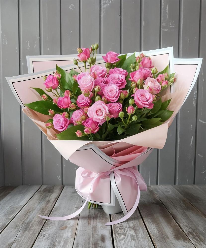 Букет Розовый кустик в Тимшино