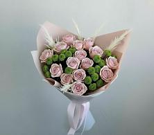 Букет цветов из:  Розы и Хризантемы в Тимшино