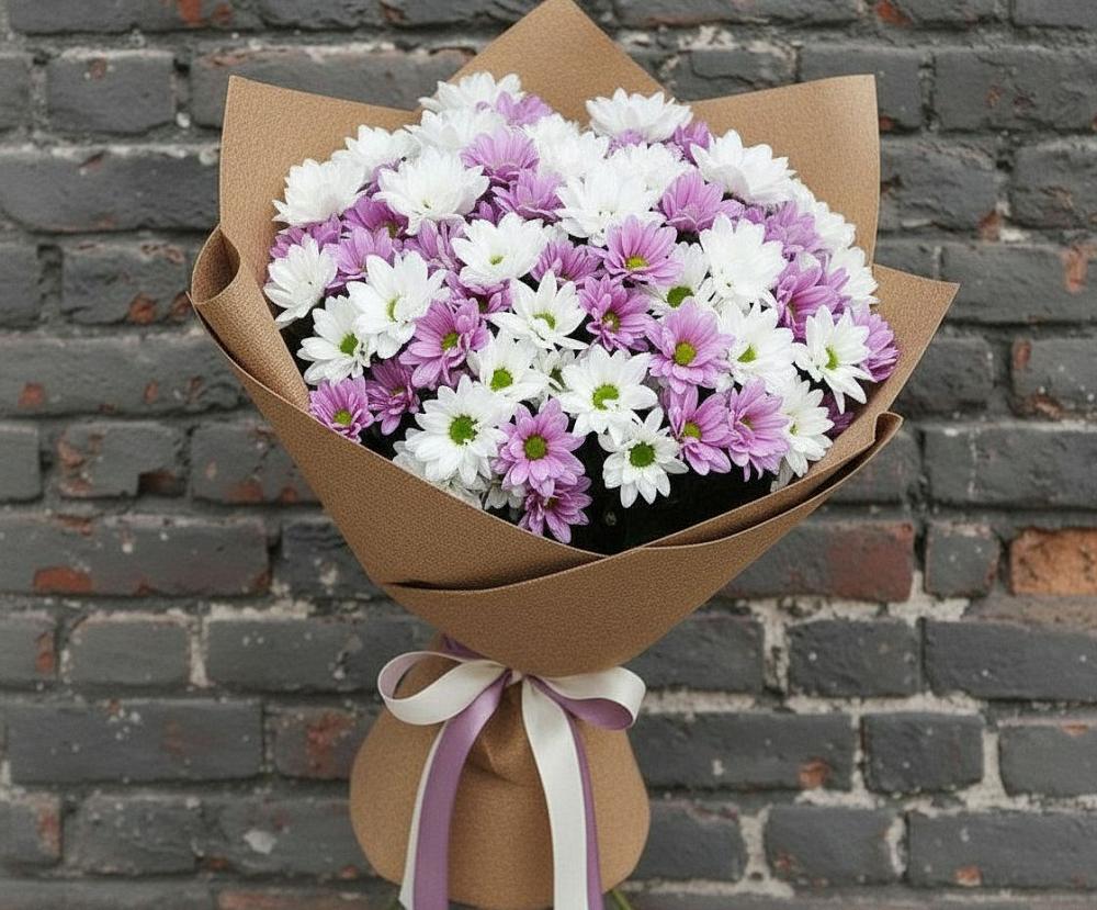 Букет цветов из: Хризантемы в Тимшино