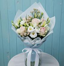 Букет цветов из:  Розы и Лизиантусы в Тимшино