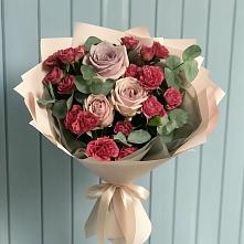 Букет цветов из:  Гвоздики и Розы в Тимшино