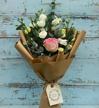 Букет цветов из:  Розы и Лизиантусы в Тимшино