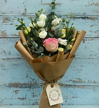 Букет цветов из:  Розы и Лизиантусы в Тимшино